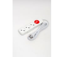 Удлинитель ELBI Myra 4 гнезда, с, защитными шторками 2м, 2x0,75 527-010202-450