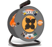 Удлинитель на катушке UNIVersal ВЕМ-250 IP-44 термо ПВС 3*1 30м 9632931 1683