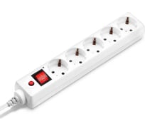 Сетевой фильтр BURO 500SH-1.8-UPS-W 1.8м (5 розеток) белый (коробка) 992304