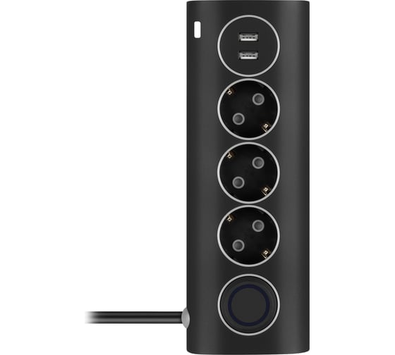 Сетевой фильтр Rombica NEO WC3U Черный PSE-002 1