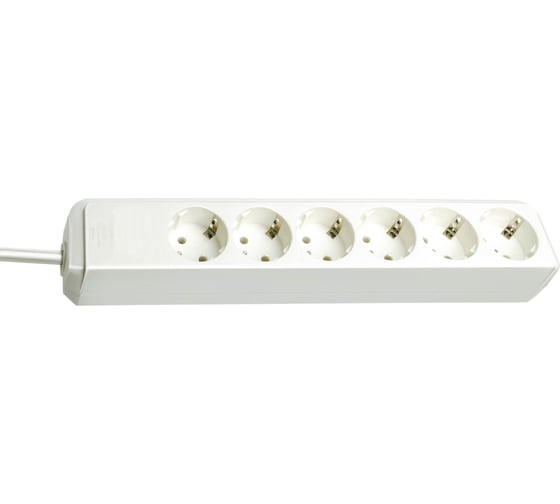 Удлинитель Brennenstuhl Eco-Line 1,5м, 6 розеток, белый 1159420015 1