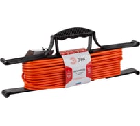 Силовой удлинитель на рамке ЭРА UF12x1.010m без заземления, 1 гнездо, 10м, ПВС 2х0,75мм2, Б0048659