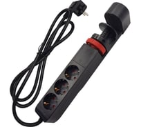 Стойка-удлинитель для столешницы ООО "ОПТИКОМ ЭЛЕКТРИК" вертикальная, с заземлением и выключателем 3 гнезда 16А, 2xUSB Type-A, 1xUSB Type-C 1594.3599