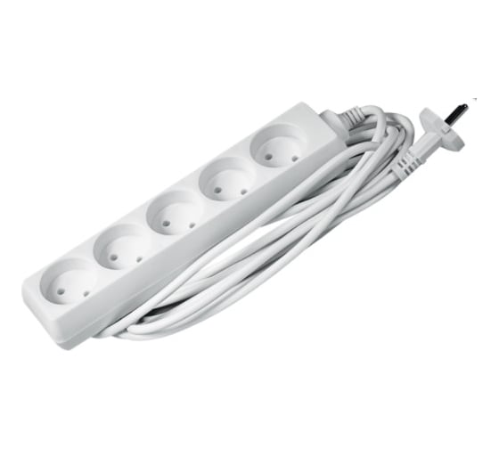 Удлинитель JazzWay 5х7м 16А EX-05-700 3.5кВт ПВС 2х1 IP20 2852502 1