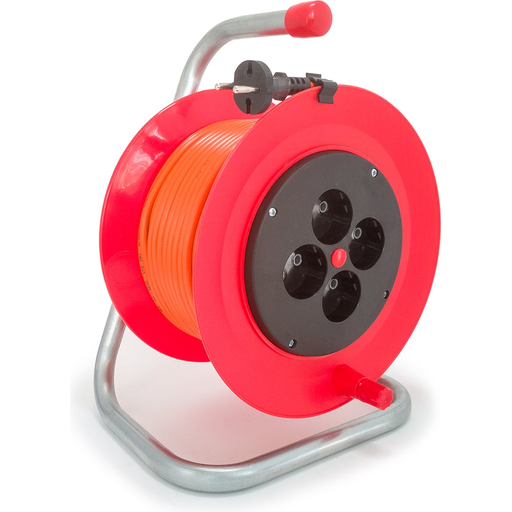 Силовой удлинитель на катушке LUX 25030 К4-О-30 ПВС 2x1 30м ...