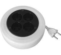 Удлинитель-рулетка Volsten SR 4x3-R, УХ10-104, 3м, 2200 Вт, ПВС 12430