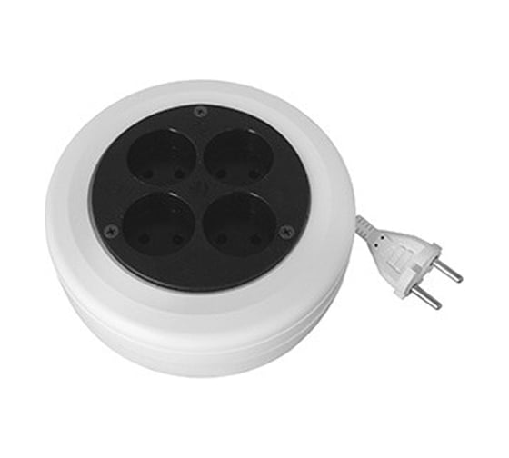 Удлинитель-рулетка Volsten SR 4x3-R, УХ10-104, 3м, 2200 Вт, ПВС 12430 1