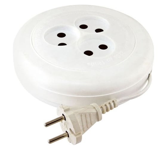 Удлинитель-рулетка Volsten SR 3x5-R, УХ6-103, 5м, 1300 Вт, ШВВП 12433