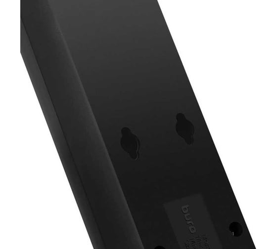 Сетевой фильтр BURO 500SH-1.8-UPS-B 1.8м (5 розеток) черный (коробка) 992305