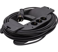 Удлинитель силовой Very на каучуковой рамке, IP44, КГ 3x1,5мм², 16А, 3,5кВт, с/з, 20м, (шт.) 89-0-099