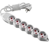 Удлинитель MONO ELECTRIC Orion 6 гнезд 2 метра с заземлением 150-010001-612
