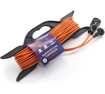 Удлинитель силовой Very на каркасе, 1 розетка, ПВС 2x0,75мм², 6А, 1,3кВт, б/з, 30м, (шт.) 89-0-013