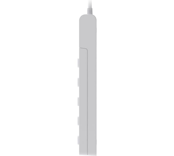 Сетевой фильтр QUMO Power Bar PRO 6SP4U P-0006, 5 независимо отключаемых розеток, 2500 Вт, 10A, кабель 2м 3 мм чистая медь, пожаробезопасный пластик, евровилка, 3 USB порта 3,1A суммарно белый 48580