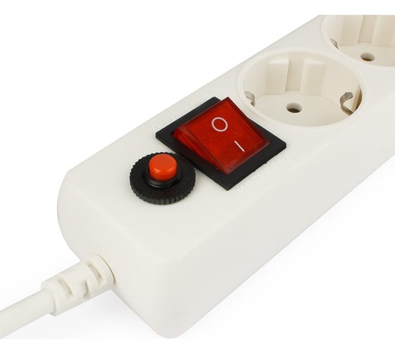 Сетевой фильтр Гарнизон 5р, 10А, 2xUSB, 1.8м, ур.защиты 4, белый, пакет, ECL-5-U2-W-1.8