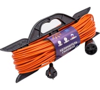 Удлинитель силовой Very на каркасе, 1 розетка, ПВС 2x0,75мм², 6А, 1,3кВт, б/з, 50м, (шт.) 89-0-015