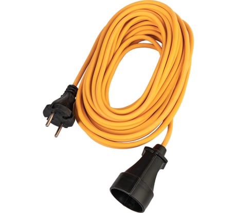 Удлинитель шнур КОСМОС 10м 1 гнездо ПВС 2x0.75 мм 10A 220В 2200Вт Россия УХ10 YSHKsm10m-1g(10A)S