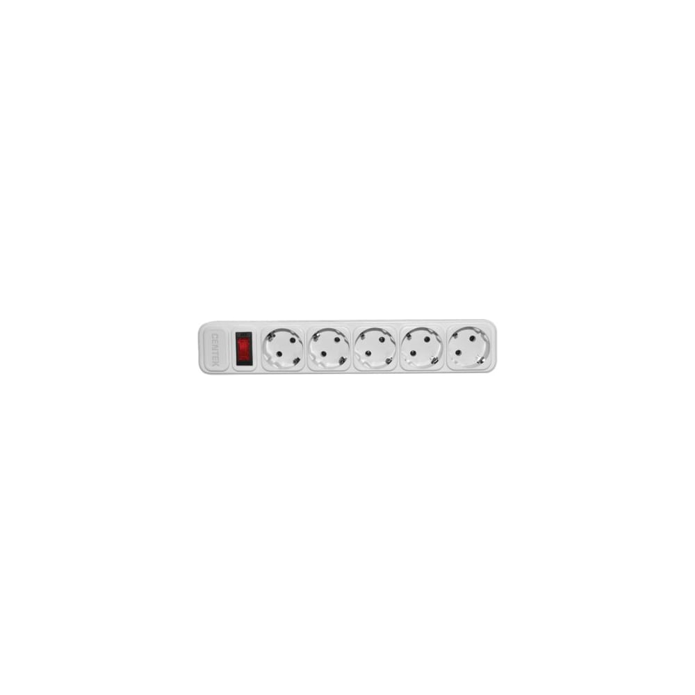 Сетевой фильтр Centek 5 розеток, 1,8 м, макс до 2200 Вт СТ-8900-5-1,8 ...