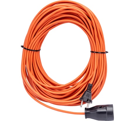 Силовой удлинитель Glanzen шнур, штепсельное гнездо, ПВС 2х0,75, 30 м, арт. ES-30-001 00-00006700