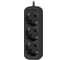 Удлинитель DEFENDER с заземлением M350 5.0 м, 3 розетки, черный 99323 1