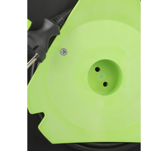Удлинитель силовой Intro RP14002x1 на пластиковой катушке без заземления 1 розетка 40м ПВС 2x1мм2 Б0060379