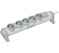 Многорозеточный блок IEK ''COMFORT'' 5 x 2К+З с кабелем длиной 1,5 м 694631
