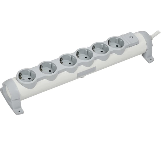 Удлинитель IEK COMFORT У06К 6 мест 2P+PE 1,5м 3х1,5мм2 16А белый 694636