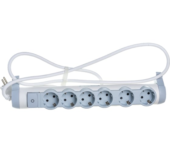 Многорозеточный блок Legrand''Комфорт'' 6 x 2К+З с кабелем длиной 1,5 м 694636 1