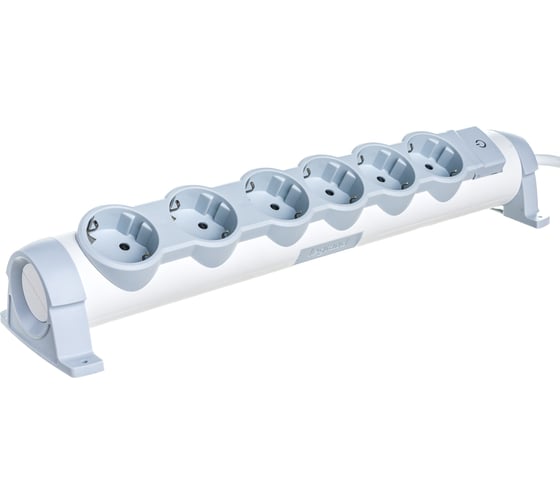 Многорозеточный блок Legrand''Комфорт'' 6 x 2К+З с кабелем длиной 1,5 м 694636