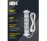Многорозеточный блок IEK ''COMFORT'' 5 x 2К+З с кабелем длиной 3 м 694632 8