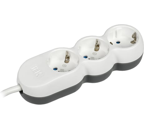 Удлинитель IEK У03 3 места 2P+PE/1,5м 3х1,5мм2 16А/250В UNO WYP53-16-03-D15-Z