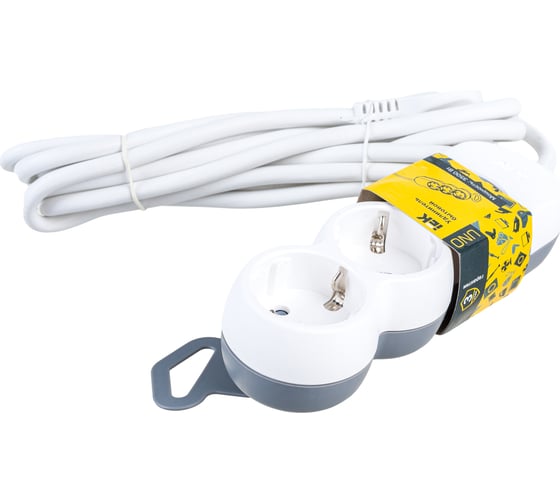 Удлинитель IEK У03 3 места 2P+PE/3м 3х1,5мм2 16А/250В UNO WYP53-16-03-03-Z