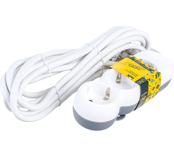 Удлинитель IEK У03 3 места 2P+PE/5м 3х1,5мм2 16А/250В UNO WYP53-16-03-05-Z
