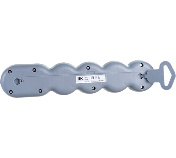 Удлинитель IEK, У05 5 мест 2P+PE/1,5м 3х1,5мм2 16А/250В UNO WYP53-16-05-D15-Z
