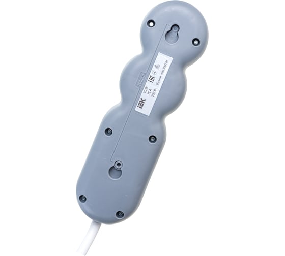Удлинитель IEK, У03В 3 места 2P+PE/5м 3х1,5мм2 16А/250В UNO WYP53-16-03-05-ZK