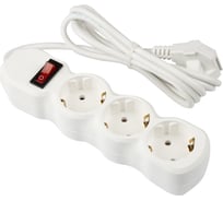 Удлинитель Engy с выключателем Гранд 2м/3 розетки с заземлением ПВС 3х0.75 186730