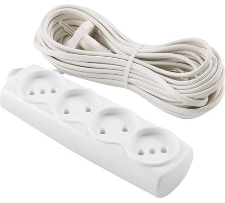 Удлинитель Engy Эконом 10м/4 розетки ШВВП 2х0.75 186720