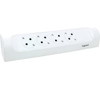 Удлинитель Legrand угловой с заземлением 4 розетки без кабеля, цвет: белый 694503 35717022
