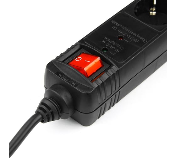 Сетевой фильтр Energenie 1.5м 16А черный SPG5-C-5