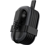 Удлинитель Cablexpert Exnovo mini 1р, 16А, 1xType-C PD, 20Вт, 2хUSB QC, 1.13м, ур.защ 1+, черн, EXN-1-CU2-B-1.13