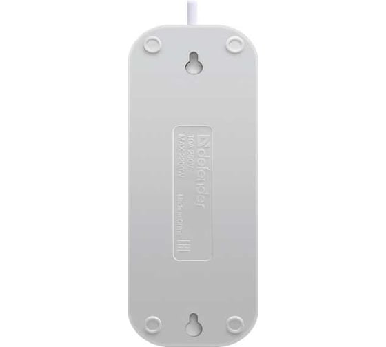 Удлинитель без заземления DEFENDER B230 10 А, 1.5 м, без заземления 99273