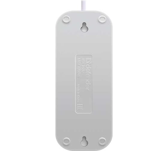 Удлинитель без заземления DEFENDER B230 10 А, 3 м, без заземления 99277