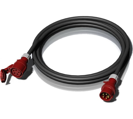 Трехфазный удлинитель ALPENBOX Вилка 16A 3P+N+E - Розетка 16A 3P+N+E IP44 XTREM H07RN-F 5G2,5 5м. 8970001