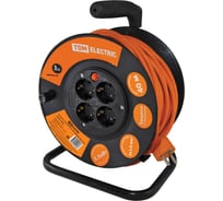 Силовой удлинитель TDM ELECTRIC УКз16-004 4 места/40м, ПВС 3х1,0 SQ1301-0532