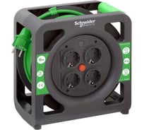 Катушечный удлинитель Systeme Electric Thorsman 4 розетки 15м 3х1.5 IP20 IMT33137