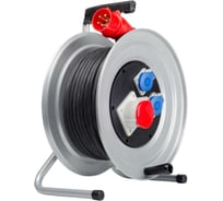 Трехфазный комбинированный удлинитель на катушке MTG 2x250В+1x440В 5x2.5мм2 40м MT260D 7350