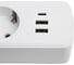 Удлинитель STEKKER 3-местный c/з 3x1 мм2, 1,8 м, 250В, 10А, 2USB+1Type-C 2,4А, серия Home, белый HM08-33-02, 49970 5