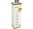 Удлинитель STEKKER 3-местный c/з 3x1 мм2, 1,8 м, 250В, 10А, 2USB+1Type-C 2,4А, серия Home, белый HM08-33-02, 49970 7