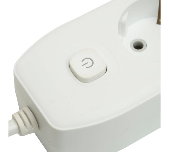 Удлинитель STEKKER 3-местный c/з 3x1 мм2, 3 м, 250В, 10А, 2USB+1Type-C 2,4А, серия Home, белый HM08-33-02, 49977
