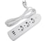 Удлинитель STEKKER 3-местный c/з 3x1 мм2, 3 м, 250В, 10А, 2USB+1Type-C 2,4А, серия Home, белый HM08-33-02, 49977 3