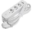 Удлинитель STEKKER 3-местный c/з 3x1 мм2, 3 м, 250В, 10А, 2USB+1Type-C 2,4А, серия Home, белый HM08-33-02, 49977 4